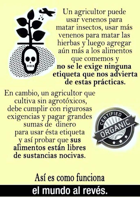 información sobre agricultores y venenos