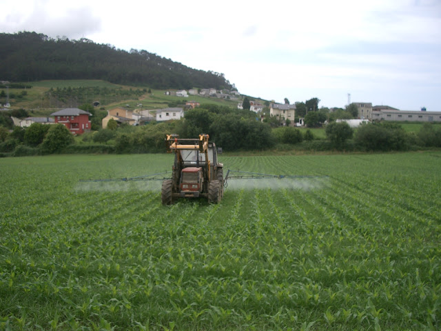 aplicación de herbicidas