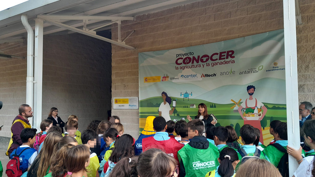 Actividad con escolares Proyecto Conocer la Agricultura